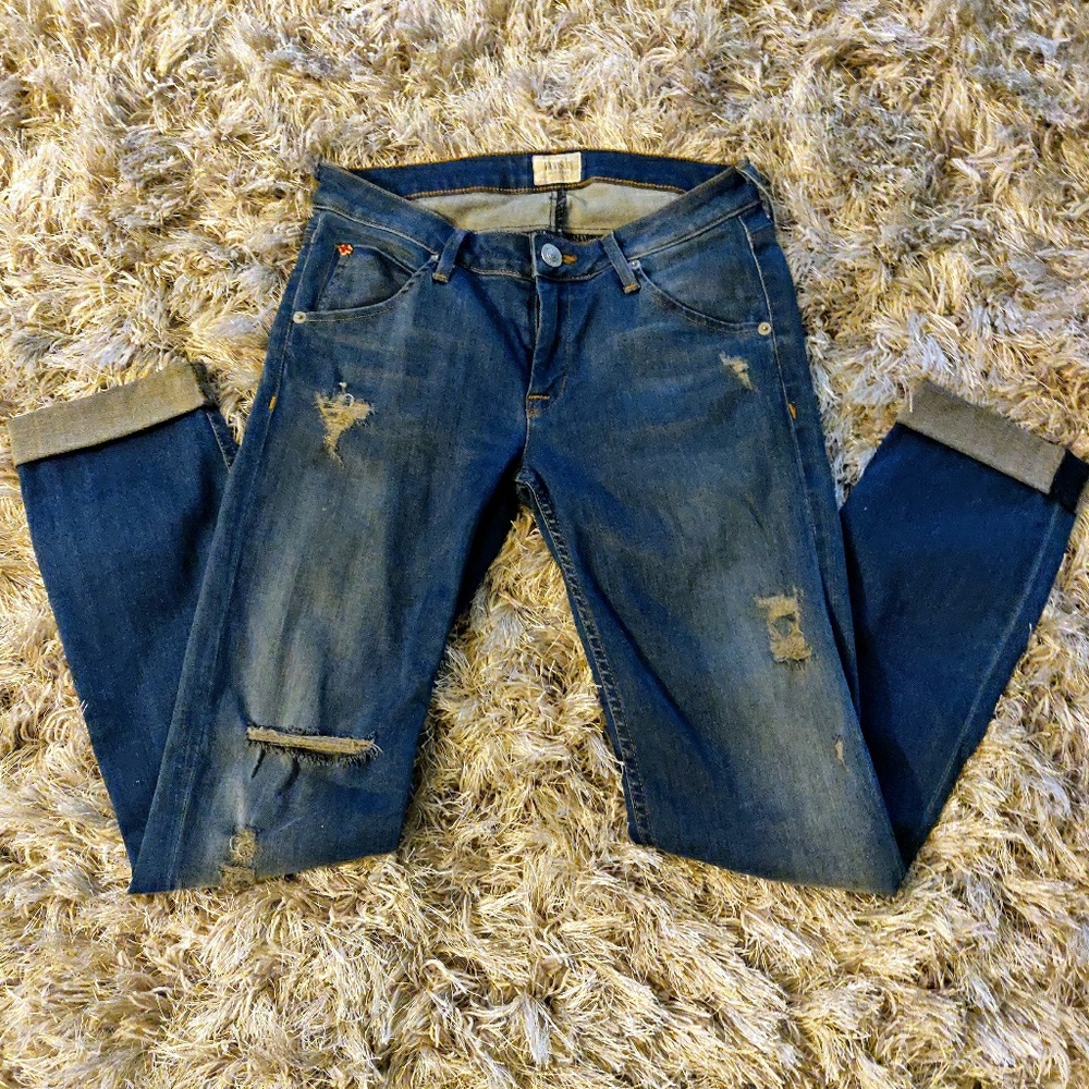 Hudson Bacara Crop Straight Cuffed sz 26